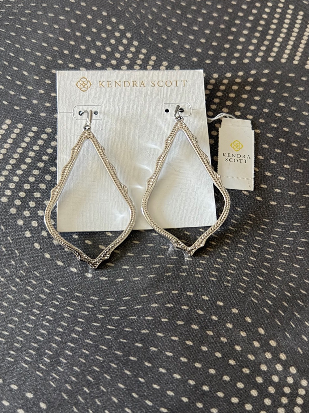 Earrings on Kendra Scott card